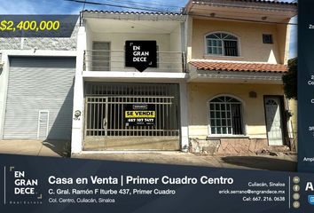 Casa en  Calle Ramón F. Iturbe 45, Primer Cuadro, Culiacán Rosales, Culiacán, Sinaloa, 80000, Mex