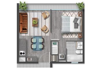Departamento en  La Cisterna, Provincia De Santiago