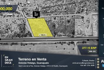 Lote de Terreno en  Carretera San Luis De La Paz-guanajuato, Dolores Hidalgo Cuna De La Independencia Nacional, Guanajuato, 37810, Mex