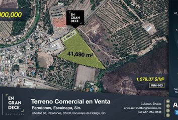 Lote de Terreno en  Calle Libertad, Escuinapa, Sinaloa, 82400, Mex