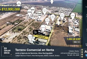 Lote de Terreno en  Avenida Industrial 2700-2936, Bachigualato, Culiacán, Sinaloa, 80130, Mex