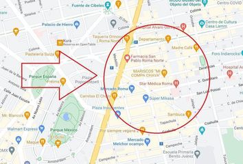 Lote de Terreno en  Roma Norte, Cuauhtémoc, Cdmx