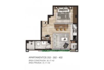 Apartamento en  Palermo, Manizales