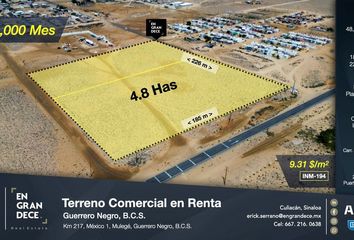 Lote de Terreno en  Carretera Punta Prieta - Guerrero Negro, Mulegé, Baja California Sur, 23944, Mex