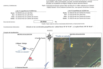 Lote de Terreno en  Bacalar, Bacalar, Bacalar, Quintana Roo