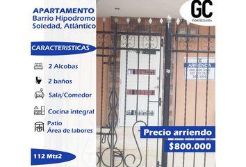 Apartamento en  El Hipódromo, Soledad