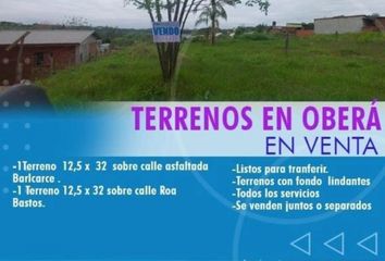 Terrenos en  Oberá, Misiones