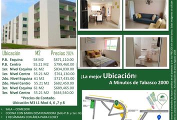 Departamento en  Brizas Del Carrizal, Nacajuca