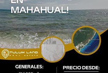 Lote de Terreno en  Mahahual, Othón P. Blanco