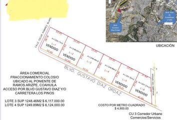 Lote de Terreno en  Peña Alta, Ramos Arizpe, Ramos Arizpe, Coahuila