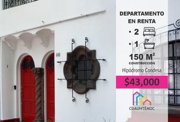 Departamento en  Condesa, Cuauhtémoc, Cdmx