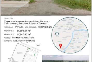 Lote de Terreno en  Sebastopol, San Juan Bautista Tuxtepec