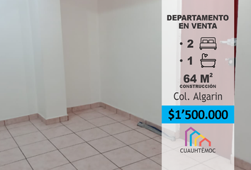 Departamento en  Calzada San Antonio Abad 321, Algarín, Ciudad De México, Cuauhtémoc, Ciudad De México, 06880, Mex