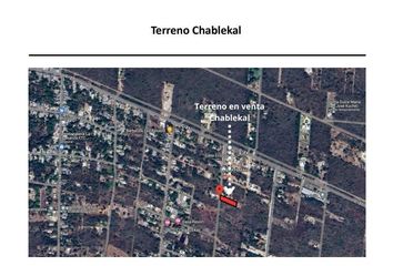 Lote de Terreno en  Pueblo Chablekal, Mérida, Yucatán