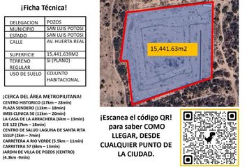 Lote de Terreno en  Villa De Pozos, San Luis Potosí