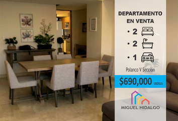 Departamento en  Polanco V Sección, Miguel Hidalgo, Cdmx