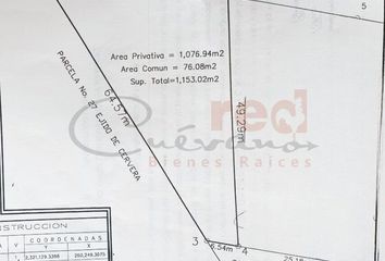 Lote de Terreno en  Rancho O Rancheria San José De Cervera, Ciudad De Guanajuato