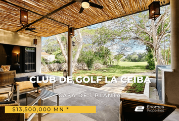 Casa en condominio en  Club De Golf La Ceiba, Mérida, Yucatán