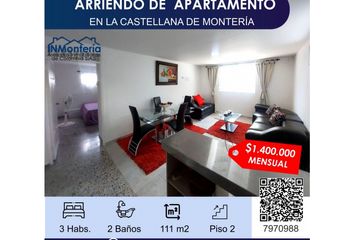 Apartamento en  La Castellana, Montería