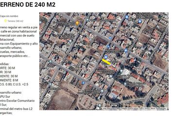 Lote de Terreno en  El Carmen, Puebla