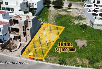 Lote de Terreno en  Calle Punta Arenas, Bio Grand, La Antigua Juriquilla, Querétaro, 76226, Mex