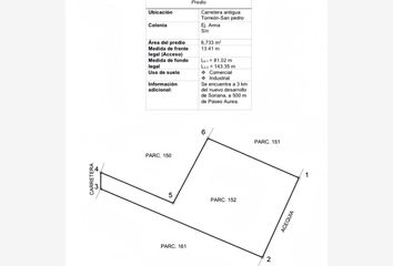 Lote de Terreno en  Residencial Senderos, Torreón