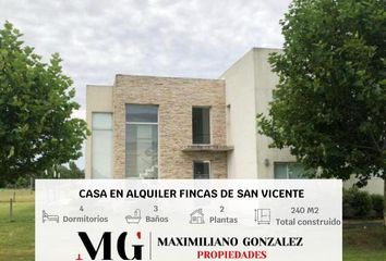 Casa en  Fincas De San Vicente, Partido De San Vicente