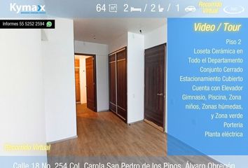 Departamento en  Calle 18 246, San Pedro De Los Pinos, Álvaro Obregón, Ciudad De México, 01180, Mex