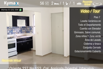 Departamento en  Calle Oriente 237 152, Agrícola Oriental, Iztacalco, Ciudad De México, 08500, Mex