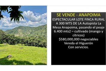 Lote de Terreno en  Anapoima, Cundinamarca