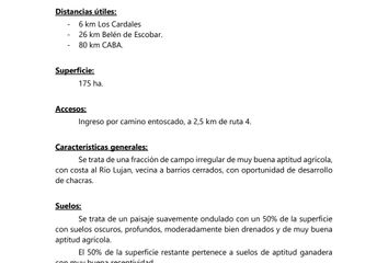 Terrenos en  Alto Los Cardales, Partido De Campana