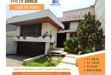 Casa en  Santiago De Surco, Lima