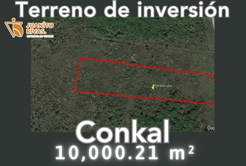 Lote de Terreno en  Carretera Ramal Kantoyná, Kantoyna, Conkal, Yucatán, 97347, Mex