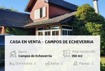 Casa en  Campos De Echeverría, Esteban Echeverría