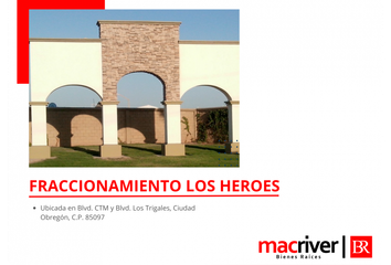 Lote de Terreno en  Puente Real, Cajeme