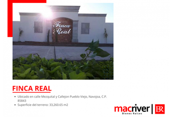 Lote de Terreno en  Tierra Blanca, Navojoa