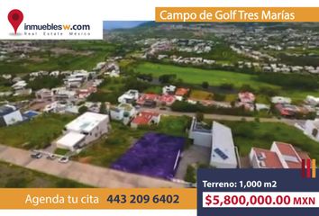 Lote de Terreno en  Avenida 3 Marías, Morelia, Michoacán De Ocampo, Mex