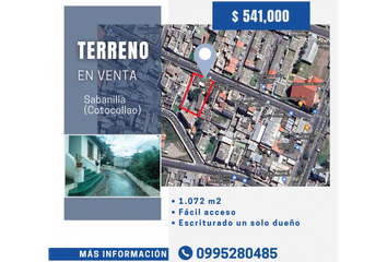 Terreno Comercial en  Ponceano, Norte De Quito