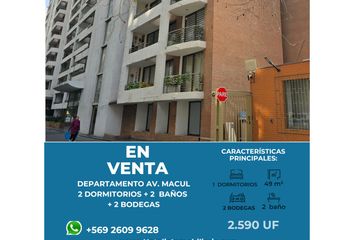 Casa en  Macul, Provincia De Santiago