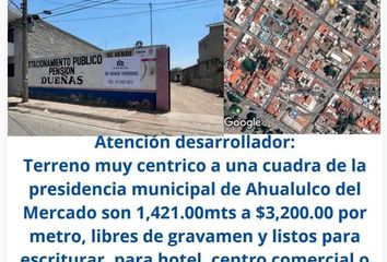 Lote de Terreno en  Ahualulco De Mercado, Jalisco