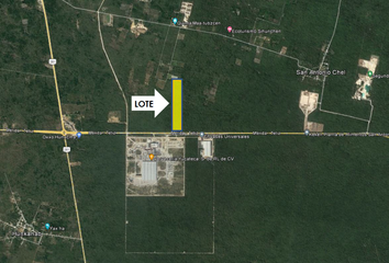 Lote de Terreno en  Carretera Mérida - Tetiz, Tetiz, Yucatán, 97364, Mex