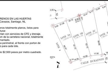 Lote de Terreno en  Calle Raúl Rangel Frías 323-323, Los Cavazos, Santiago, Nuevo León, 67318, Mex