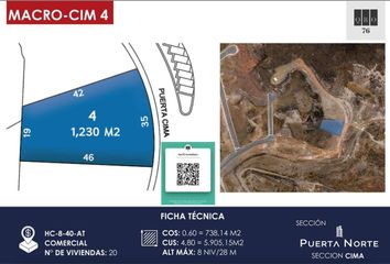 Lote de Terreno en  Paseo De La República, Querétaro, 76127, Mex