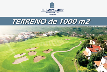 Lote de Terreno en  Avenida Hacienda El Campanario, El Campanario, Santiago De Querétaro, Querétaro, 76146, Mex