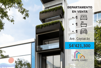 Departamento en  Avenida Coyoacán 1035, Del Valle Centro, Benito Juárez, Ciudad De México, 03100, Mex