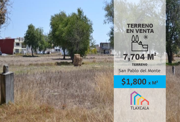 Lote de Terreno en  Avenida Xicoténcatl 186-252, Cristo, Villa Vicente Guerrero, San Pablo Del Monte, Tlaxcala, 90920, Mex