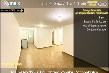 Departamento en  Calle Poniente 54 3396, Cobre De México, Azcapotzalco, Ciudad De México, 02840, Mex