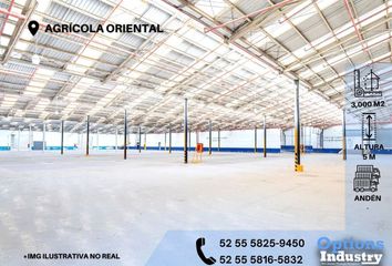 Nave en  Calle Oriente 245 216-326, Agrícola Oriental, Iztacalco, Ciudad De México, 08500, Mex