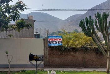 Terreno en  Chosica, Lima