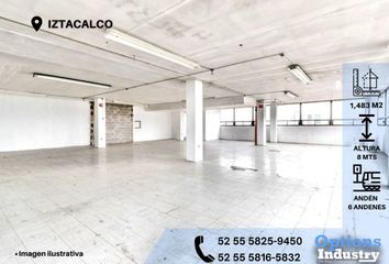 Nave en  Calle Benito Juárez 25-25, Gabriel Ramos Millán Sección Bramadero, Iztacalco, Ciudad De México, 08000, Mex